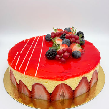 Fraisier (Strawberry) or Framboisier (Raspberry) Cake